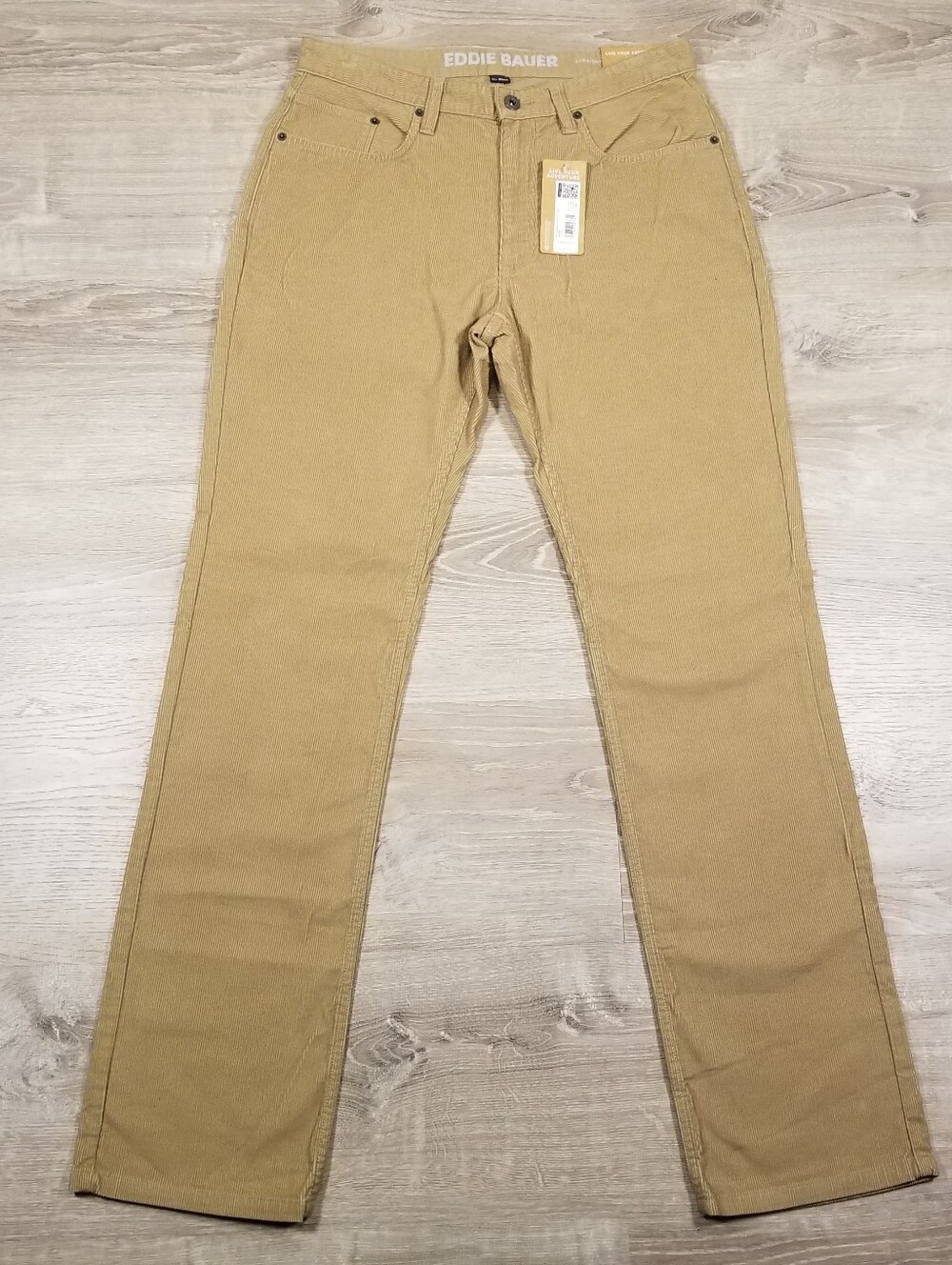 NWT Eddie Bauer Mr Corduroy 5 Pocket Pant Classic Fit Straight Leg Mens 32x34